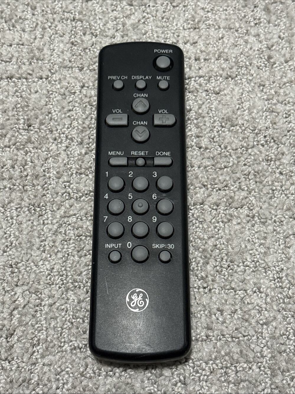 General Electric GE CRK64C1 Remote Control